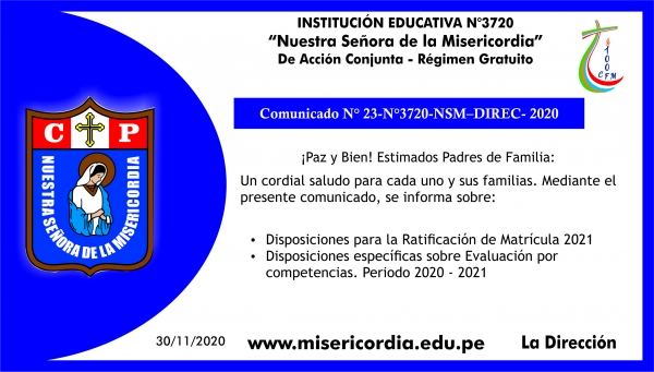 COMUNICADO 23 A PPFF