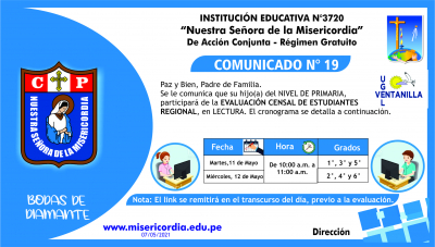 EVALUACI&Oacute;N CENSAL DE ESTUDIANTES REGIONAL